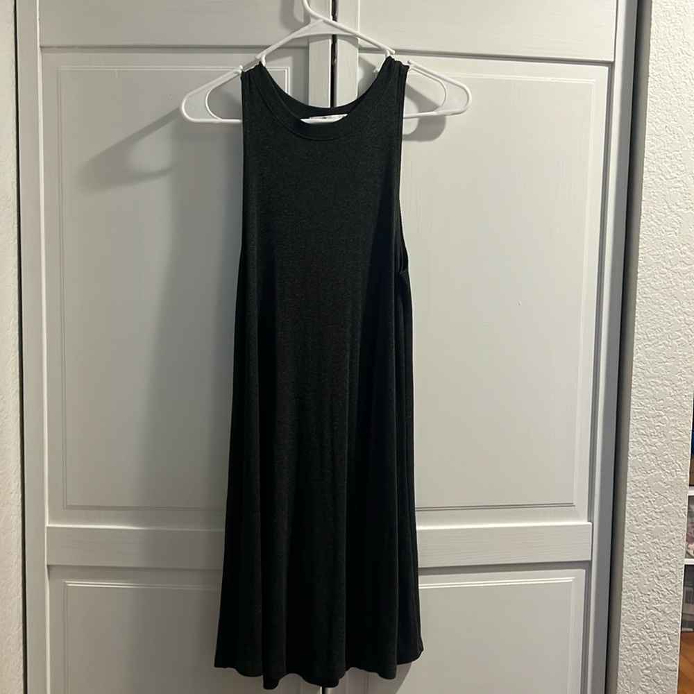 Fighting Eel Ribbed dress XS Charcoal
